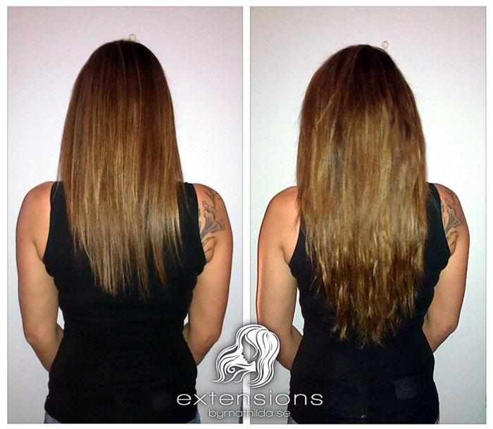 extensions före efter extensions före efter